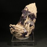 Fluorita y Barita
6,5 x 4,5 cm. (Cristal mayor: 1 cm).
(Autor: Darío Menéndez)