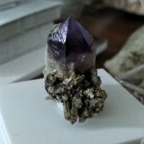 Cuarzo (variedad amatista)
Cristal de 3.9 cms.
(Autor: Gelo)