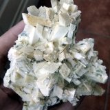 Laumontita
Tamaño pieza 12,7x9,2 cms.
(Autor: Gelo)
