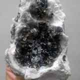 Cronstedtita, Calcita, Pirita
7,8 x 11,5 cm.
(Autor: carles)