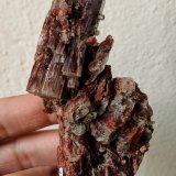 Aragonito, Yeso, Cuarzo (variedad jacinto de compostela)
12,2 x 5,5 cm.
(Autor: carles)