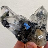 Cuarzo, Calcopirita, Arsenopirita, Casiterita y Esfalerita.
9,0 x 7,0 cm.
(Autor: carles)