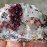 Roselita, Calcita, Cobaltaustinita
6,0 x 4,0 cm.
(Autor: carles)