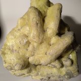 Azufre sobre Calcita pseudomórfica de Anhidrita
170 x 180 mm
(Autor: Sante Celiberti)