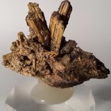 Stibnita (Estibina), Stibiconita, Klebelsbergita
48 x 41,5 mm
(Autor: Sante Celiberti)