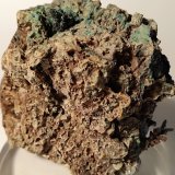 Cobre, Malaquita
72,3 x 54,5 mm
(Autor: Sante Celiberti)