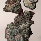 Cobre, Malaquita
78 x 52 mm
(Autor: Sante Celiberti)