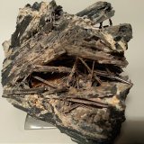 Stibnita (Estibina)
140 x 130 mm
(Autor: Sante Celiberti)