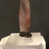 Cuarzo (variedad amatista), Esfalerita
35 x 11 mm
(Autor: Sante Celiberti)
