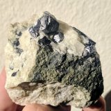 Galena, Calcita
5,6 x 5,5 cm.
(Autor: carles)