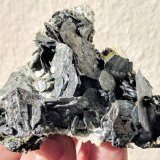 Djurleita-Chalcocita intercrecimiento
6,7 x 3,5 cm.
(Autor: carles)