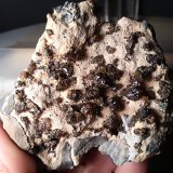 Esfalerita, Cuarzo
82 x 71 mm
(Autor: Sante Celiberti)