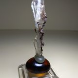 Cuarzo (variedad faden), Siderita
51 x 12 mm
(Autor: Sante Celiberti)