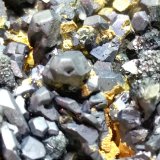 Galena, Arsenopirita
96 x 50 mm
(Autor: Sante Celiberti)