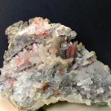 Stibnita (Estibina), Cinabrio, Cuarzo
134 x 83 mm
(Autor: Sante Celiberti)