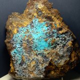 Aurichalcita, Hemimorfita
310 x 250 mm
(Autor: Sante Celiberti)