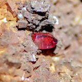 Roselita, Dolomita
C.d.v. 0,3 cm.
(Autor: carles)