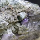 Ekanita, Titanita, Fluorita, Diópsido
45 x 21 mm
(Autor: Sante Celiberti)