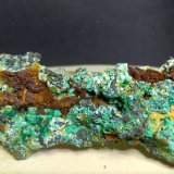 Cobre, Malaquita, Yeso
91 x 36 mm
(Autor: Sante Celiberti)