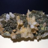 Fluorita, Marcasita, Calcita
190 x 110 mm
(Autor: Sante Celiberti)