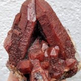 Cuarzo (variedad cuarzo rojo)
9,5 x 8,0 x 5,5 cm.
(Autor: carles)