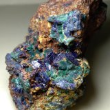 Azurita, Malaquita
76 x 62 mm
(Autor: Sante Celiberti)
