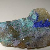 Linarita, Brochantita, Fluorita
74 x 38 mm
(Autor: Sante Celiberti)
