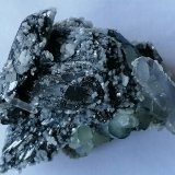 Cuarzo, Fluorapatito, Ferberita.
6 x 5 cm.
(Autor: Rafael varela olveira)