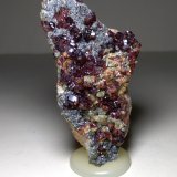 Grossularia (variedad hessonita), Diópsido, Clinocloro
70 x 37 mm
(Autor: Sante Celiberti)