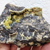 Smithsonita, Calcita, Esfalerita
9,7 x 6,0 x 4,5 cm.
(Autor: carles)