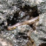 Clinozoisita, Clinochloro
72 x 62 mm
(Autor: Sante Celiberti)