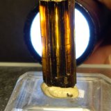 Vesuvianita (Vesubiana)
26 x 9,5 mm
(Autor: Sante Celiberti)