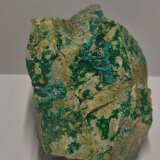 Tirolita [Tyrolita], Conicalcita [Conichalcite], Azurita [Azurite]
9x5 cm.
(Autor: panchito28)