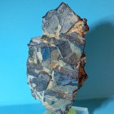 Galena
Pozo Nº 1, filón El Cobre, grupo minero El Cobre-Igualdad-Matacabras, Matacabras-Dehesa de las Yeguas, Bailén, Comarca Sierra Morena, Jaén, Andalucía, España
6 x 3 cm.
(Autor: Felipe Abolafia)