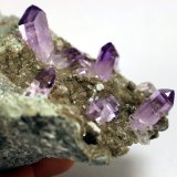 Cuarzo (variedad amatista)
9.5 x 9 x 3 centimetros
(Autor: Ricardo Melendez)