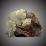 Esfalerita y Calcita
10,5x8cm.
(Autor: castrominerals)