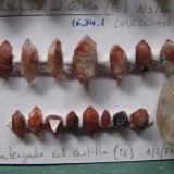 Cuarzo (variedad jacinto de compostela)
De 0,5 a 3 cm.
(Autor: Miguel Ángel Martinez)