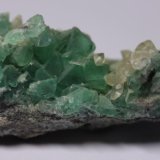 Fluorita, Calcita
50x28x22 mm
(Autor: carles)