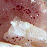 Barita, Cinabrio
42 x 40 x 31 mm., cristales de cinabrio de 1 mm. aproximadamente
(Autor: José Luis Zamora)