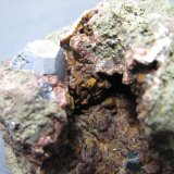 Galena y siderita
5 cm. ancho de campo
(Autor: prcantos)