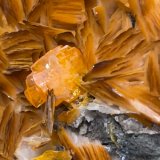 Wulfenita y Barita
Cristal de 1,3 cm.
(Autor: castrominerals)