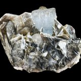 Berilo (variedad aguamarina) y Moscovita
5,5x4cm
(Autor: castrominerals)