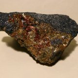 Magnetita, Ferro-Actinolita y Pirita
9x8 cm
(Autor: Ander Ispizua Juan)