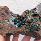 Malaquita, Cuarzo
11,0 x 7,0 x 4,3 cm
(Autor: carles)