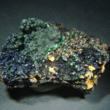 Malaquita y Azurita.
35x20 mm.
(Autor: Jesus Franquesa Baucells)
