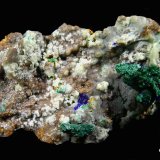 Malaquita y Azurita.
30x18 mm.
(Autor: Jesus Franquesa Baucells)