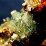 Hemimorfita, Rosasita
Cristales de 3-4 mm.
(Autor: Calita)