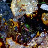 Mimetita y Goethita.
2´739 x 1´950 mm.
(Autor: Jesus Franquesa Baucells)
