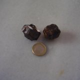 Goethita pseudomorfizando Pirita
3 x 2 cm.
(Autor: srm13151)