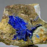 Azurita
Medida: 4,3 x 2,9 x 2,9 cms
(Autor: Joan Martinez Bruguera)